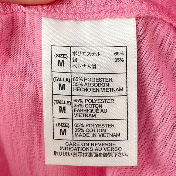 Disney Parks Mickey Mouse T-Shirt Fitted Pink Burnout Graphic Tee Sz Med Crew - Picture 3 of 6